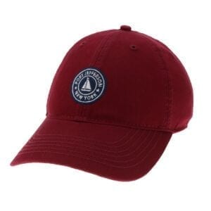 Maroon hat with Port Jefferson text