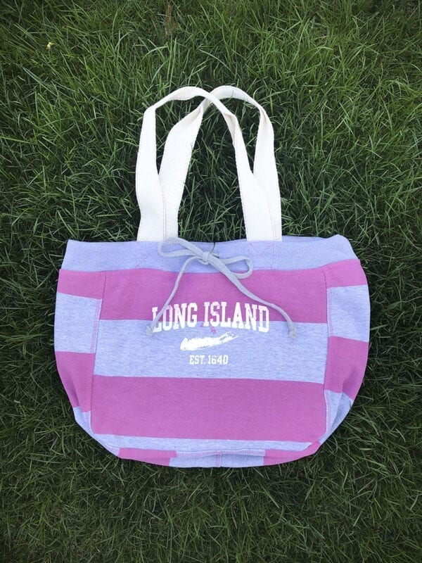 The Beachcomber Bag Grey and Pink Image