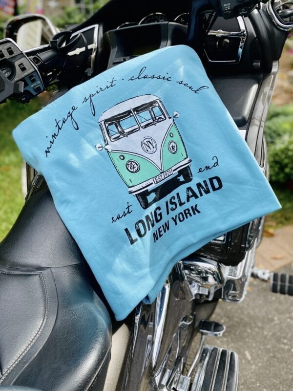Long Island Bus Sweatshirt Blanket Image