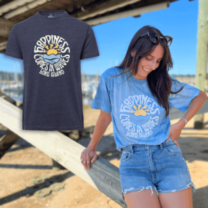 Happiness Comes in Waves Tee