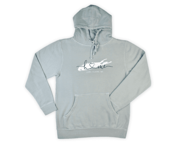 Unisex Mid Weight Pigment Dyed Grey Hood Image