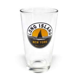 Long Island Sailboat Pint Glass Image