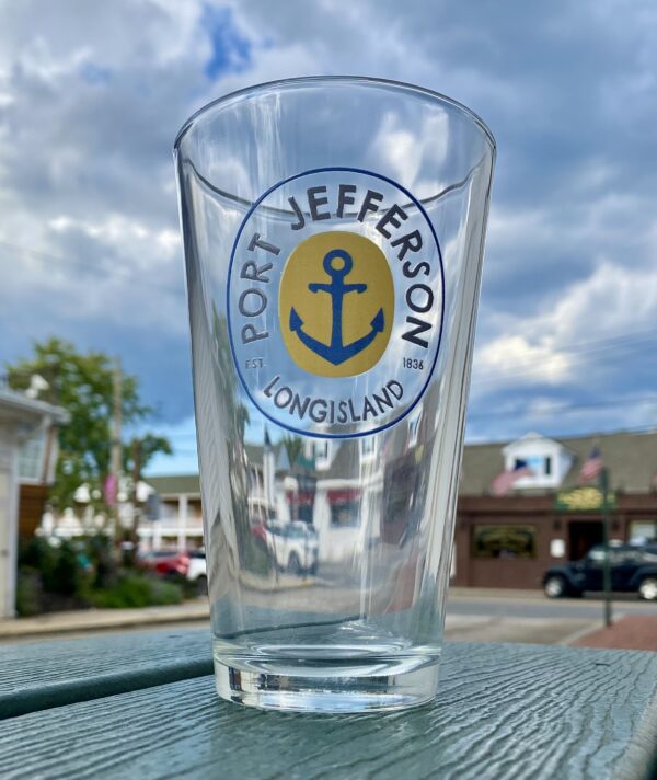 Port Jefferson Anchor Pint Glass Image