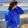 Port Jefferson Embroidered Sailboat Crew Neck - Image 2