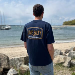 LI Live Salty Shark Tee